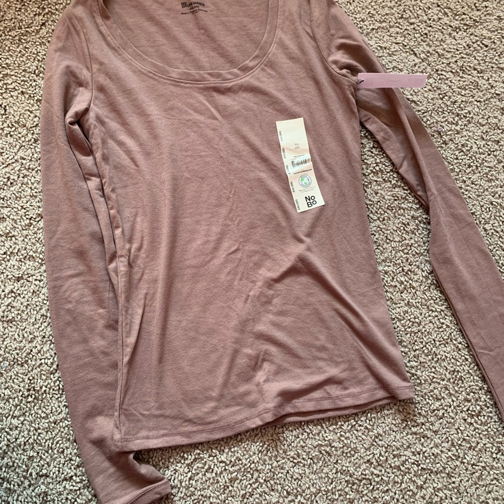 Mauve Long Sleeve Top